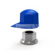 DUSTITE 32MM, FLÈCHE EN BAS - BLEU